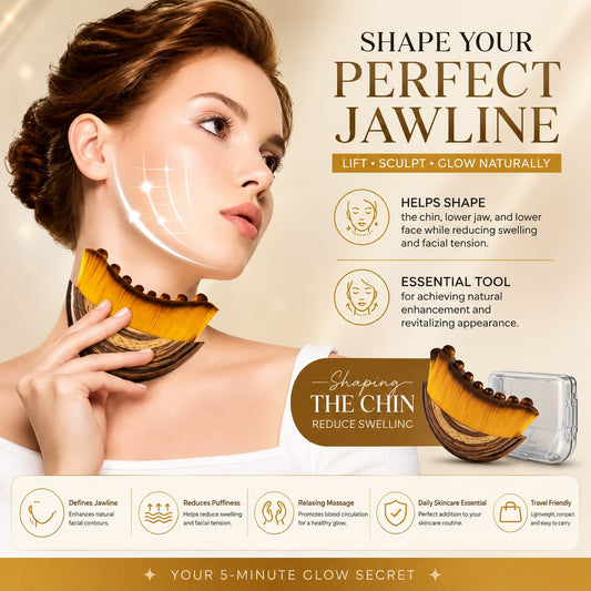 Face Sculpting Lymphatic Brush – Jawline & Glow Care